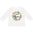 thumbnail image 3 of Inktastic I Love My Nana Flower Wreath Boys or Girls Long Sleeve Toddler T-Shirt, 3 of 5