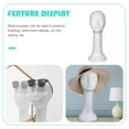 thumbnail image 5 of Limorve Wig Head,Head Model Sunglasses Display Stand Female Head Form, Long Neck Foam Mannequin Display for Hats, Wigs, Mask, Cap-White, 5 of 11