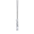 thumbnail image 2 of AFFY 10K Solid White Gold Starburst Charm Pendant Necklace with 18" Chain, 2 of 2
