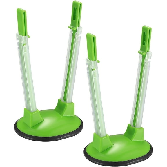 Plastic Bag Holder, 2Pcs Bag Holders For Plastic Bags, Baggy Rack Holders For Food Prep Freezer Bags Ziplock Holder Stand, Meal Planning Prep Bag's Stand Drying Rack