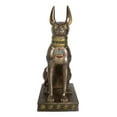 thumbnail image 3 of Large Egyptian Jackal Dog Anubis Statue 12.5"H God Of Mummification Afterlife, 3 of 10