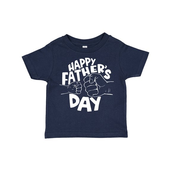 Inktastic Happy Father's Day Parent-child Fist Bump Boys or Girls Toddler T-Shirt