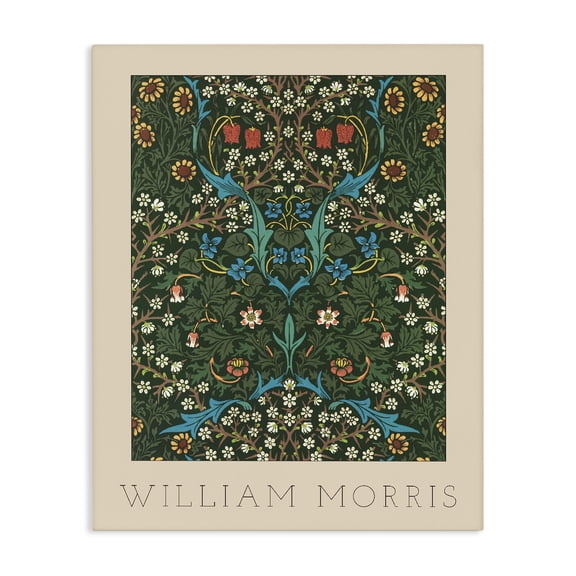 Stupell Industries Eclectic Ornate Botanicals William Morris Canvas Art, 16 x 20, by Lil' Rue