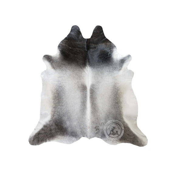Real Cowhide Rug, Grey (6x7-8') XXL