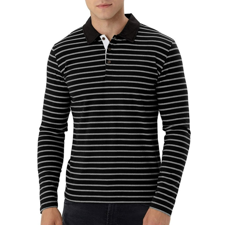 Fesfesfes Fall winter Tops for Men New Style Lapel Long sleeved