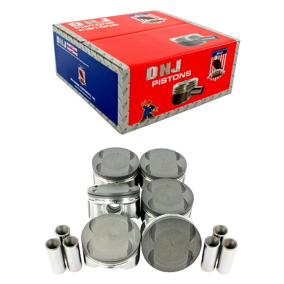 DNJ P174 Std. Complete Piston Set Fits Cars & Trucks 06-11 Hyundai Kia Azera Santa 3.3L DOHC