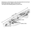 thumbnail image 4 of 2 uds 4,69 pulgadas anclaje tacos de amarre izquierda derecha 316 acero inoxidable Fairlead para barco marino yate, 4 of 8