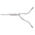 thumbnail image 1 of Fits 2011-2012 Ford F-150 Gibson Exhaust Exhaust System Kit 69020 Extreme Cat Back System; Stainless Steel; With Muffler; 2-1/2 Inch Pipe Diameter; Single Exhaust With Dual Exit; Split Rear Exit, 1 of 4
