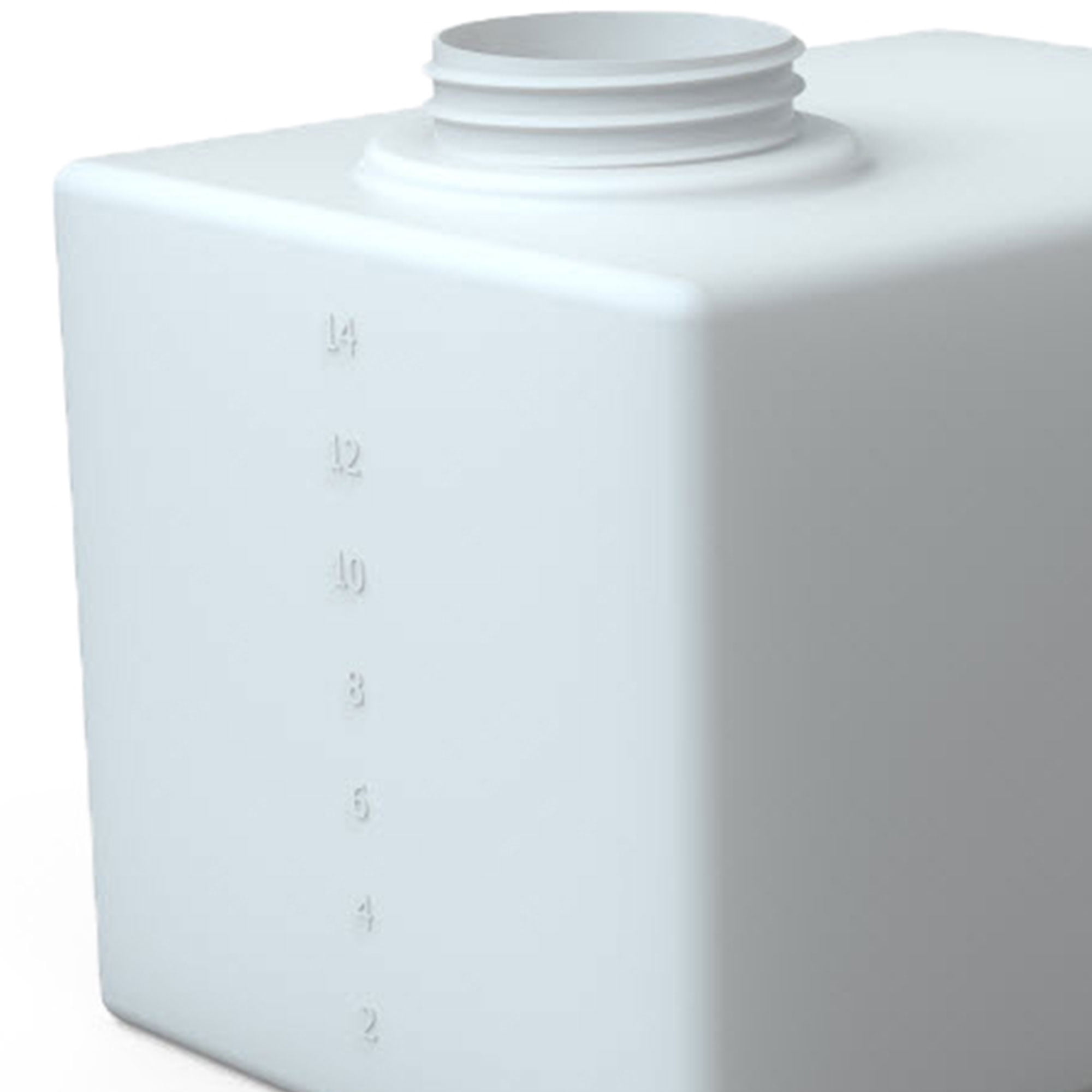 Norwesco Flat Bottom Utility Tank for Trailers and Lawn Care, 16 Gal, White