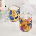 thumbnail image 5 of Pastel Flowers Leaves Spring Translucent Plastic Cans Storage Canisters with Lid Set of 4, 5 of 7