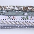 thumbnail image 2 of Advancent 50*50 tela de algodón tela impresa costura telas acolchadas para costura DIY accesorios hechos a mano Tela de costura y artesanía gris 25x25cm Advancent HA5306-05B, 2 of 6