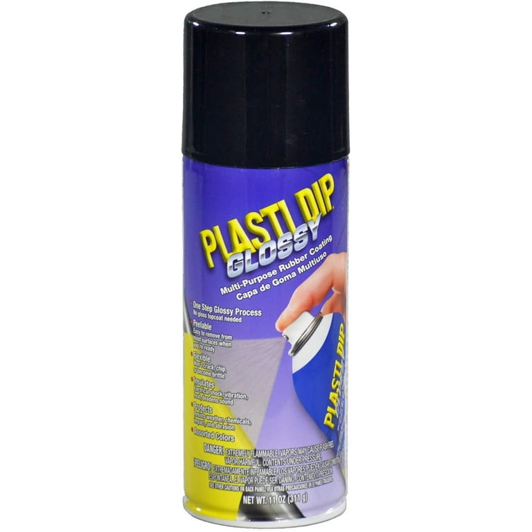Plasti Dip Glossy Black Rim Kit, 11 oz Aerosol Pack of 4 cans  bonus Cangun Tool