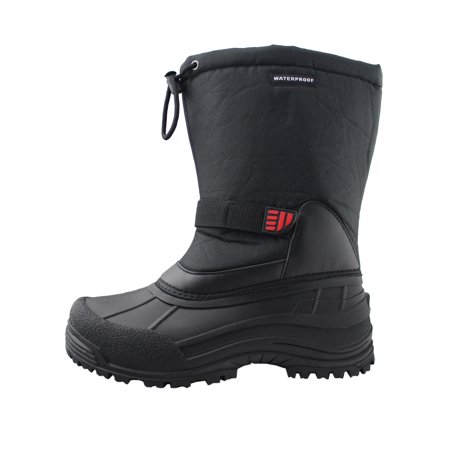 mens no lace snow boots