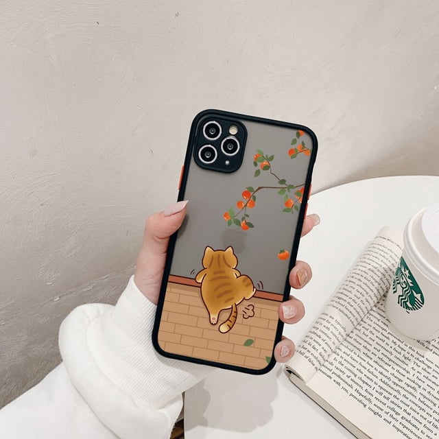 Funda de teléfono de gato de varios estilos para iPhone 13, 12, 11, 14 Pro Max, 12, 13 Mini, 14 Plus, SE 2020, 8, 7 Plus, X, XS, XR, fundas traseras a prueba de golpes