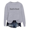 thumbnail image 1 of WEAIXIMIUNG Sweatshirts pour Femmes avec Fermetures Éclair Pull à Capuche Imprimé Lettre Col Rond pour Automne & Hiver, 1 of 3