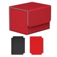 thumbnail image 1 of Estuche para tarjetas DYNWAVEMX con cierre magnético capacidad para 100 tarjetas Rojo, 1 of 8