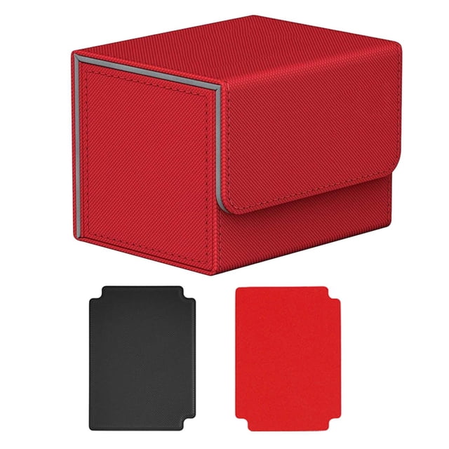Estuche para tarjetas DYNWAVEMX con cierre magnético capacidad para 100 tarjetas Rojo