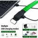thumbnail image 3 of Brazalete con luz LED recargable por USB, 4 unidades, brazalete reflectante LED para correr, pulsera de luz LED de seguridad con tira intermitente ajustable para brazo, muñeca, tobillo y, 3 of 5