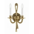 thumbnail image 3 of 650-OB Crystorama Lighting Arlington - Two Light Wall Sconce in Classic Style - 8 Inches Wide by 15 Inches High-Olde Brass Finish, 3 of 9