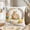 B, variant on QuanTara Embroidered Easter 'Good Things' Pillow Cover 18x18in, Soft Short Lint Decorative Throw Pillow Case for Sofa, Bed, Living Room