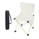 thumbnail image 5 of Silla plegable compacta para acampar con bolsa de almacenamiento y asiento para jardín, césped y patio trasero Beige L, 5 of 8