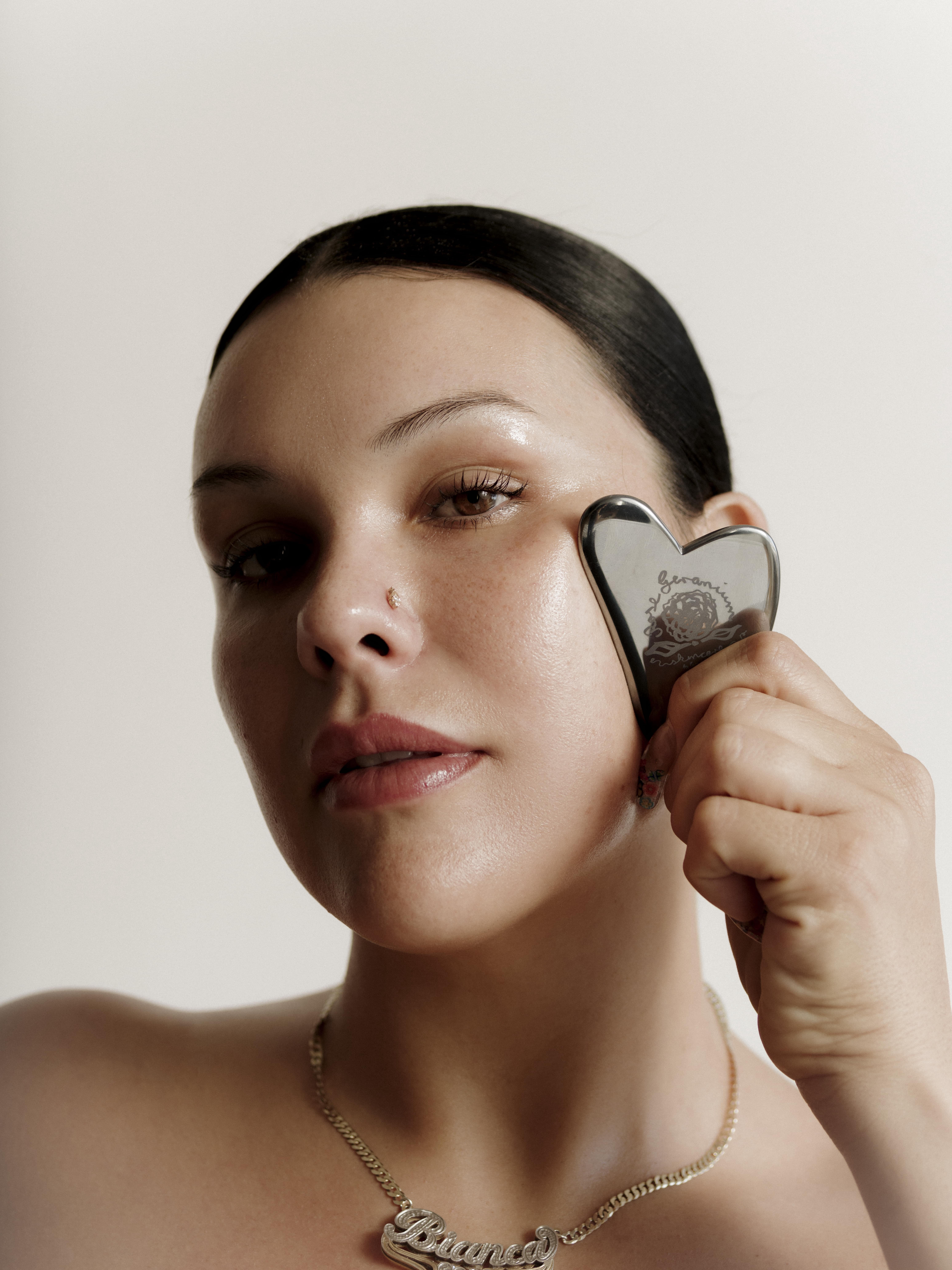Gua Sha Stainless Steel Facial Massage Tool - Anti-Aging