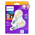 thumbnail image 7 of Philips 3001863 60 watt Equivalence A15 E17 Intermediate LED Bulb, Soft White - Pack of 2 - Case of 4, 7 of 7