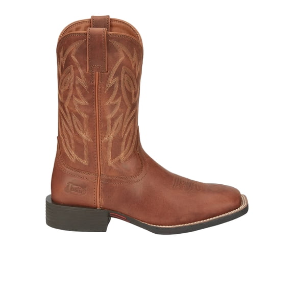 Justin Boots Mens Canter 11 Inch Square Toe Cowboy Mid Calf Boots