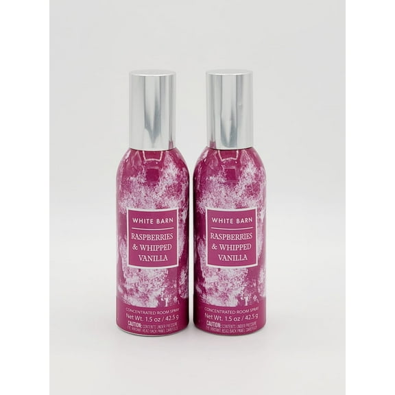 Bath & Body Works Raspberry & Whipped Vanilla Concentrated Room Spray 1.5 oz Set of 2