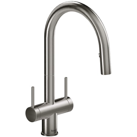 Riobel Az801 Azure 1.5 GPM Single Hole Pull Down Kitchen Faucet - Stainless Steel