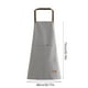 thumbnail image 3 of Delantal de cocina impermeable | Babero de plástico resistente al aceite y a las manchas | Diseño unisex ajustable con bolsillo multiusos | Negro, gris, naranja y gris oscuro, 3 of 6