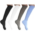 thumbnail image 2 of Women And Men Slouch Socks Extra Tall/Extra Heavy Cotton Socks Made In Usa Size 9-11, Pack Of 4, 2 of 2