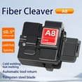 thumbnail image 2 of A8 Precision Fiber Cleaver 24 Surface Blade FTTH Fiber Optic Cable Cutting Knife tool cutter With Waste Fiber Box ,Compact Body, 2 of 6