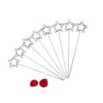 thumbnail image 4 of Heaveant 50pcs Porte-Clips pour Mémo, Porte-Notes Vertical Léger, Support pour Photo, Mémo, pour Les Réunions De Mariage, Les Réunions De Bureau, Les Clips Photo(Star), 4 of 14