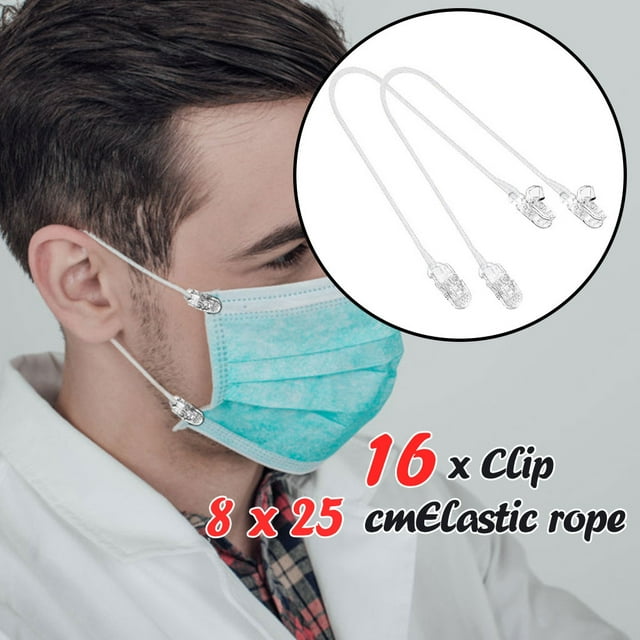 Cqxid Home Textile Storage Under $5 Durable Firm Plastic Clip Camisole Stabilizer Clip Elastic Rope Adjustable