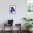 thumbnail image 3 of Art.com Indigo Petal II Art Print by PI Studio, Brown Frame Wall Art, 17" x 23", 3 of 5