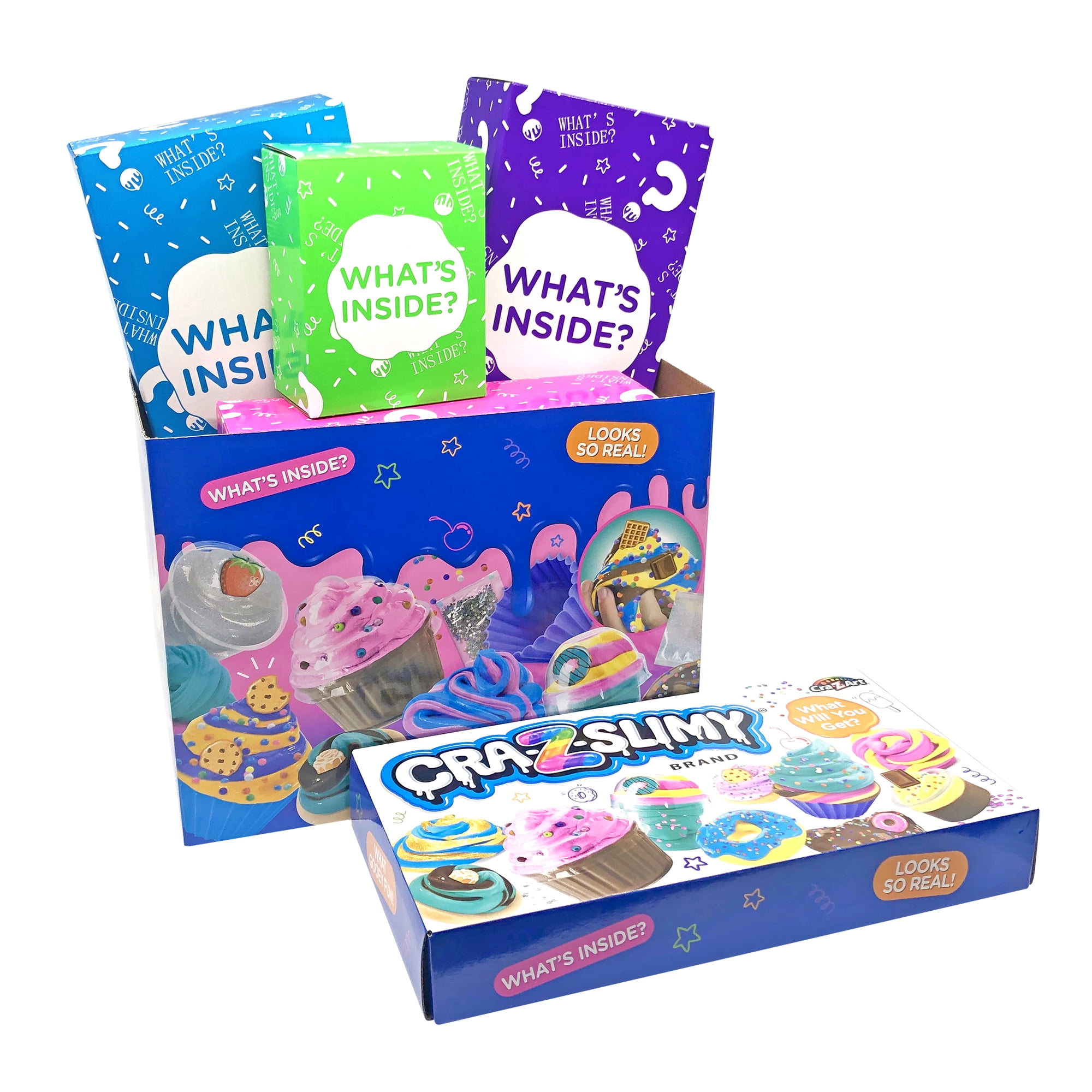 CRA-Z-SLIMY Unboxing Sweet Treats Slime Kit, For Ages 6+. Great