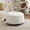 Beige, variant on 24Inch Round Storage Ottoman with Tray, Modern Tufted Fabric Circle Coffee Table with Storage, Upholstered Ottoman with Removable Top for Living Room, Bedroom, Beige