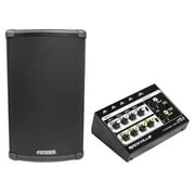 FENDER FIGHTER 12" 1100w Powered Active DJ PA Speaker, Bluetooth+8-Channel Mixer