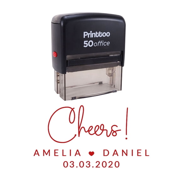 Printtoo Self Inking With Received Accounts Payable Text Date Document Rubber Stamp-Black