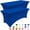 Blue, variant on Smiry 2 Pack 6FT Stretch Spandex Tablecloths, Waterproof and Elastic Fitted Table Cloth, Washable Table Cover for Rectangle Tables, Black