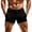 Black, variant on Wovilon Men's Drawstring Summer Shorts with Pockets, Casual Lounge Athletic Bottoms, Lightweight Breathable Workout Shorts for Gym Training and Daily Wear