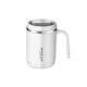 thumbnail image 1 of Taza de café con asa y tapas, taza de té aislada de acero inoxidable, 500ml, reutilizable for viajes escolares y oficina, 1 of 7