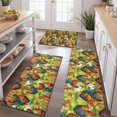 thumbnail image 2 of Green Chicken Farm Pattern Kitchen Rugs Sets Of 3,Kitchen Runner Rugs Non Skid Washable,Decorative Kitchen Floor Mats for Kitchen,Sink,Laundry,17"x30"+ 17"x47" + 17"x59", 2 of 6