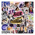 thumbnail image 1 of Pegatinas Julies And Phantoms, vinilo impermeable, 50 unidades/lote, 1 of 5