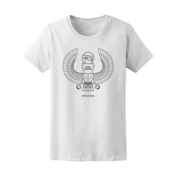 Amazing Ancient Egyptian Beetle T-Shirt Women -Image by Shutterstock, Female x-Large