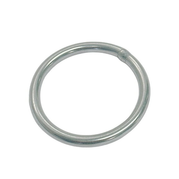 1400 Lb WLL Marine Stainless Steel Round Ring Link Connect 1/4" x 2" Boat Yatch