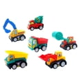 thumbnail image 4 of Juego de vehículos de dibujos animados de 6 piezas, Mini juguetes para niños pequeños, coches de transporte, regalo de cumpleaños, Color aleatorio, camión de construcción Inevent FN000408-01, 4 of 7
