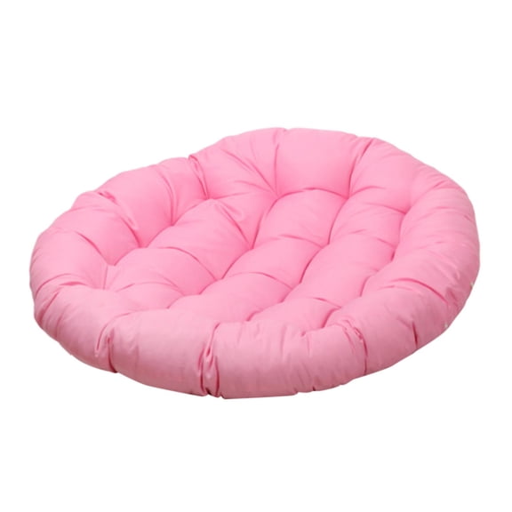 Zxpjkyu Hammock Chair Cushion Garden Chair Mat Breathable Comfortable Round Outdoor Seat pink