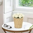 thumbnail image 6 of Cadancy Woven Storage Basket Planter Set Rattan Wicker Pot Cover for Indoor Outdoor Plants Succulents Flowers Home Organization Decorative Container, 6 of 6